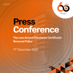 Press Conference on the new Annual Pensioner Certificate Renewal Policy